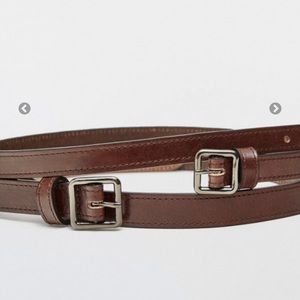 Massimo Dutti Brown Belt leather